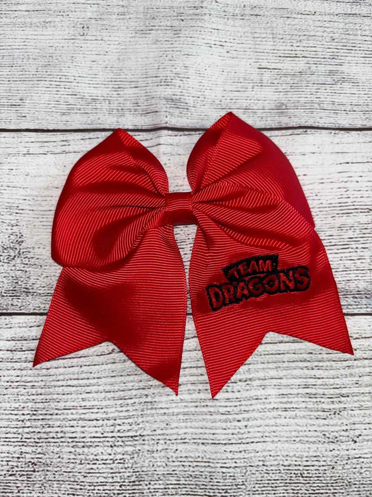 New 2024 Embroidered Team Bows