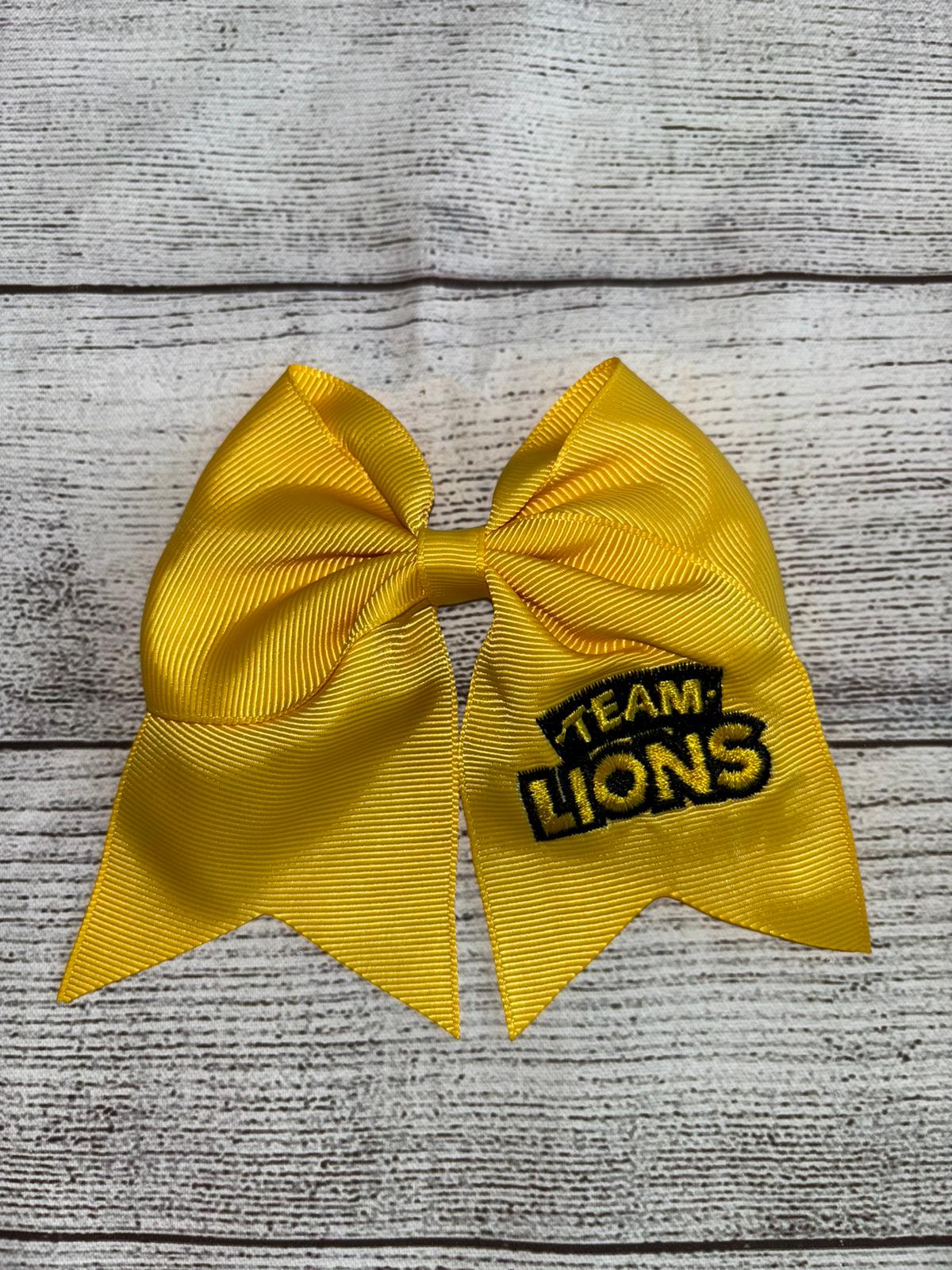 New 2024 Embroidered Team Bows